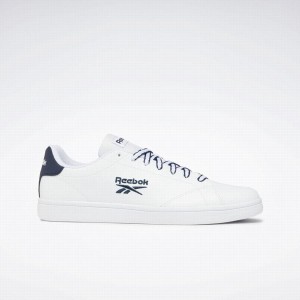 Reebok Royal Complete Sport Men's Lifestyle Shoes White Navy | YKY5246DL