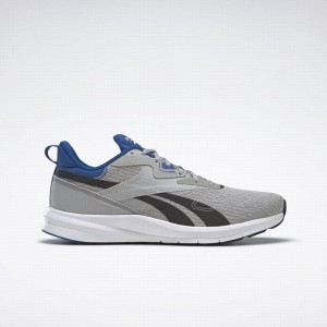 Reebok Runner 4 4e Men's Running Shoes Grey Blue Black | QTX3726OP