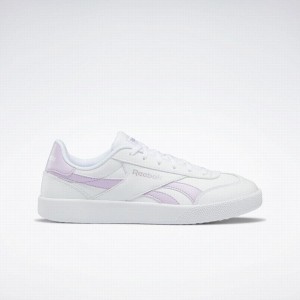 Reebok Vector Smash Women's Lifestyle Shoes White Purple | HYS7749SC