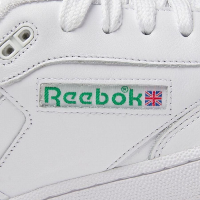 Reebok Beams Club C Bulc Men's Shoes White Green | HUV7333RO