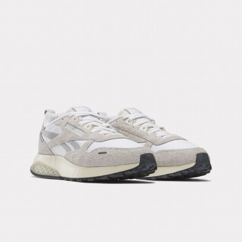 Reebok Cl Leather Hexalite Women's Shoes White Grey | QHK4053SL