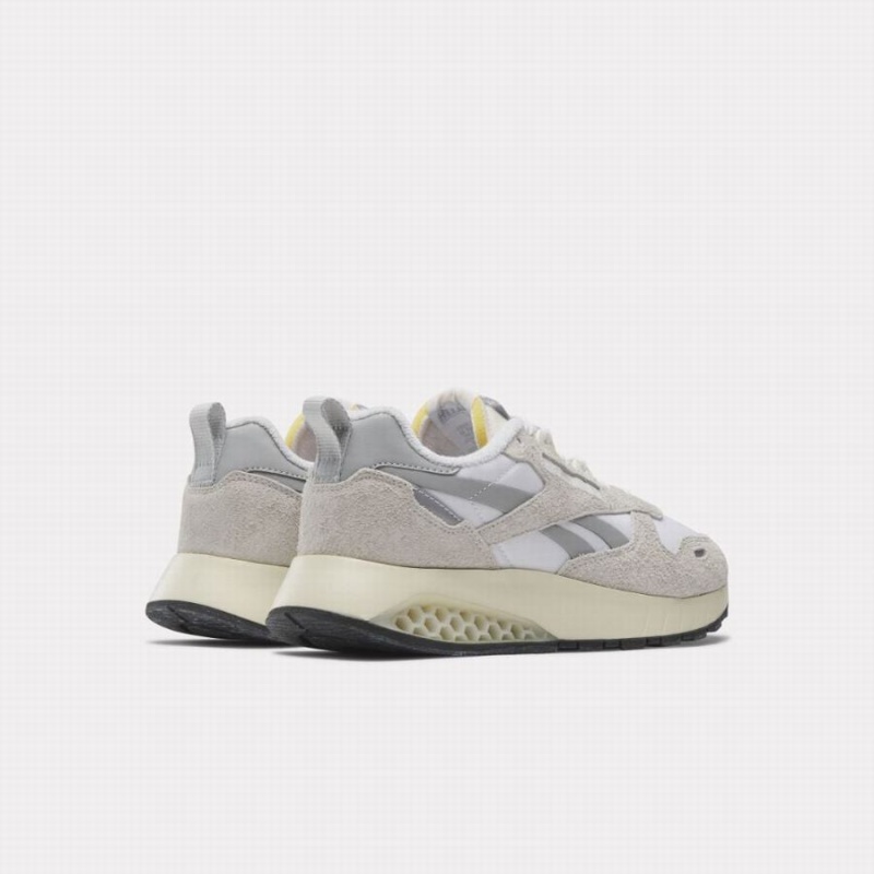 Reebok Cl Leather Hexalite Women's Shoes White Grey | QHK4053SL