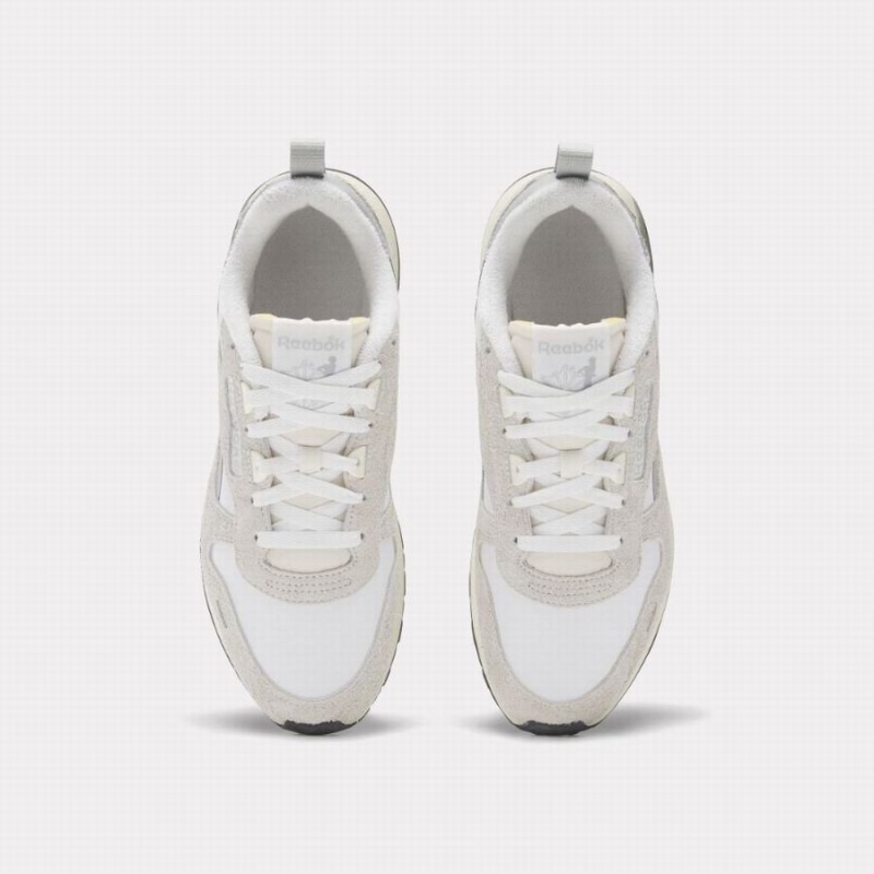 Reebok Cl Leather Hexalite Women's Shoes White Grey | QHK4053SL