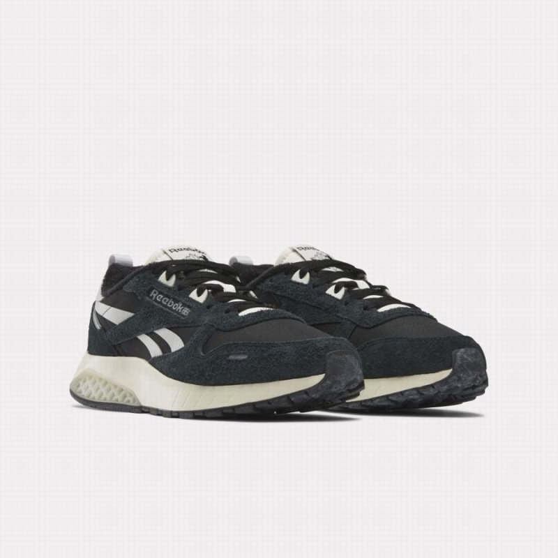 Reebok Cl Leather Hexalite Women's Shoes Black White | OZB6036GS