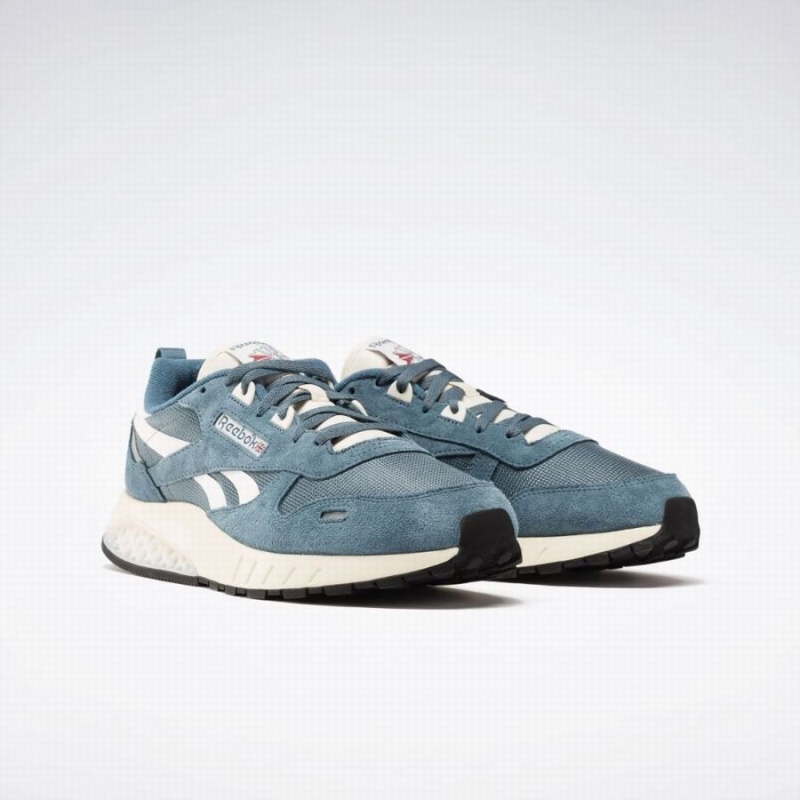 Reebok Classic Leather Hexalite Men's Shoes Blue White | HGE1788RE