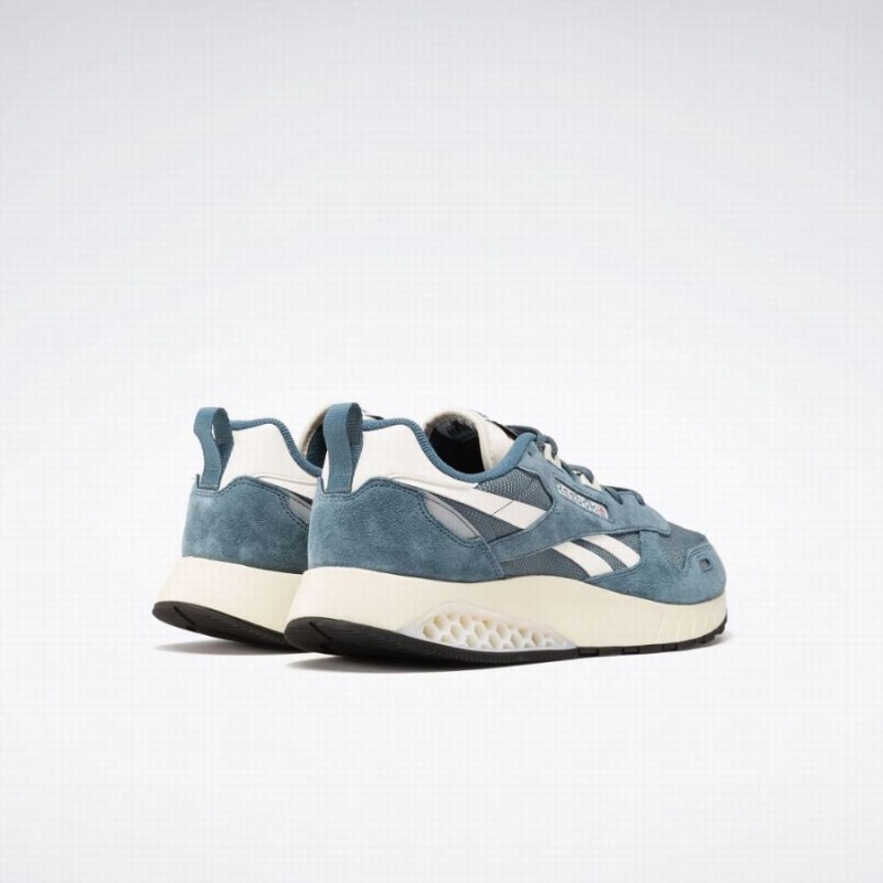 Reebok Classic Leather Hexalite Men's Shoes Blue White | HGE1788RE