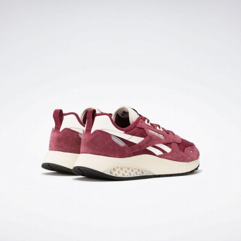 Reebok Classic Leather Hexalite Men's Shoes Burgundy White | OHW6559AU