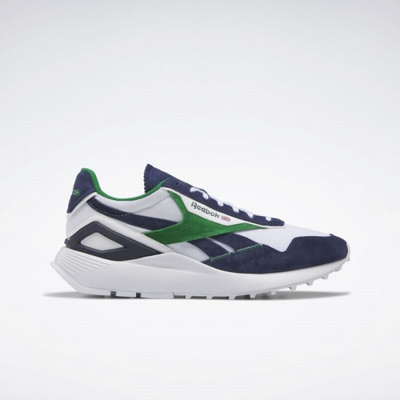 Reebok Classic Leather Legacy Az Men\'s Shoes White Navy Green | SSY229AT