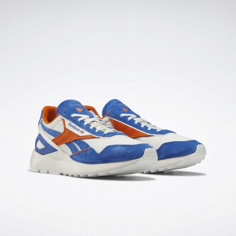 Reebok Classic Leather Legacy Az Women's Shoes Blue Orange White | QTL8144IB