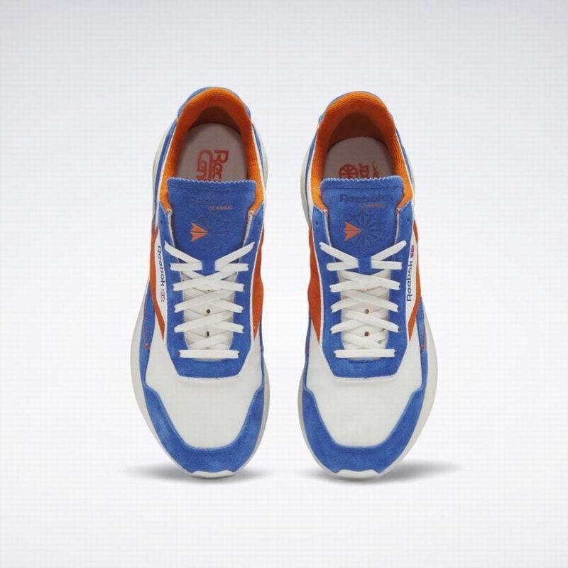 Reebok Classic Leather Legacy Az Women's Shoes Blue Orange White | QTL8144IB