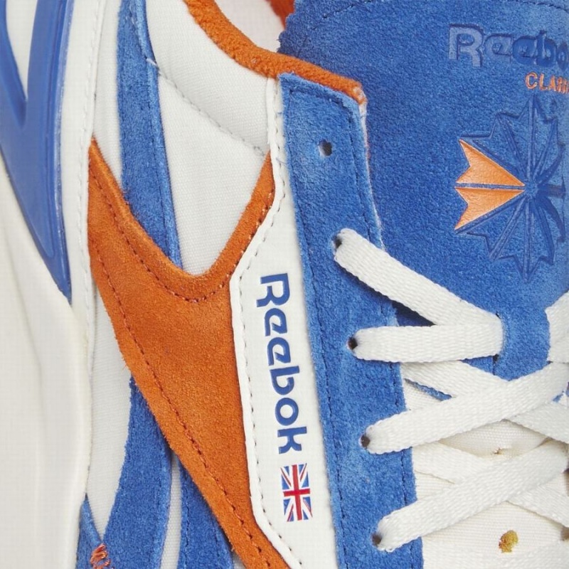 Reebok Classic Leather Legacy Az Women's Shoes Blue Orange White | QTL8144IB