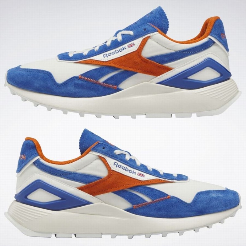 Reebok Classic Leather Legacy Az Women's Shoes Blue Orange White | QTL8144IB