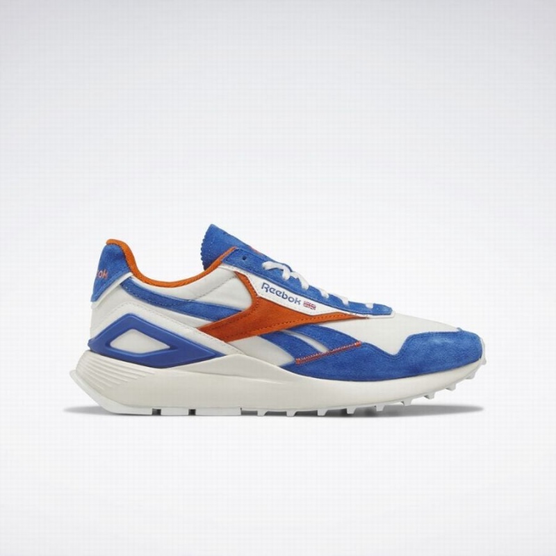 Reebok Classic Leather Legacy Az Women\'s Shoes Blue Orange White | QTL8144IB