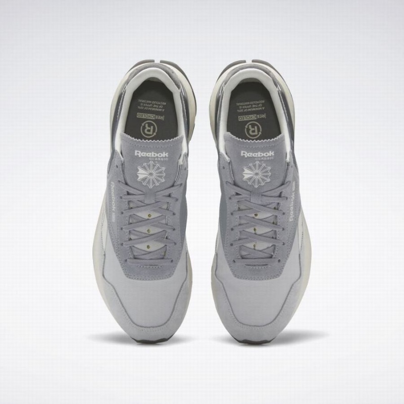 Reebok Classic Leather Legacy Az Women's Shoes Grey White | CGF679FM