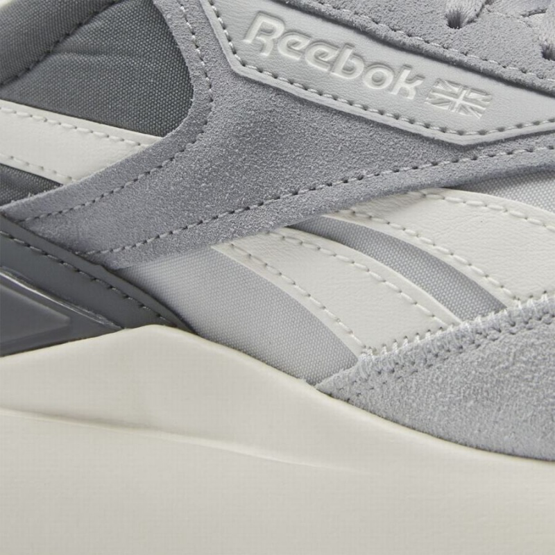 Reebok Classic Leather Legacy Az Women's Shoes Grey White | CGF679FM