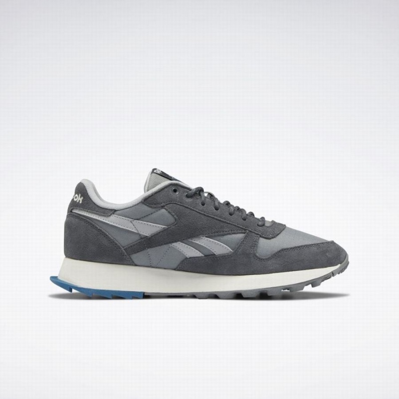 Reebok Classic Leather Men's Shoes Grey Light Grey | EVA1437VB