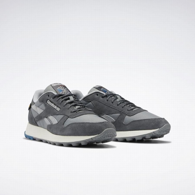 Reebok Classic Leather Men's Shoes Grey Light Grey | EVA1437VB