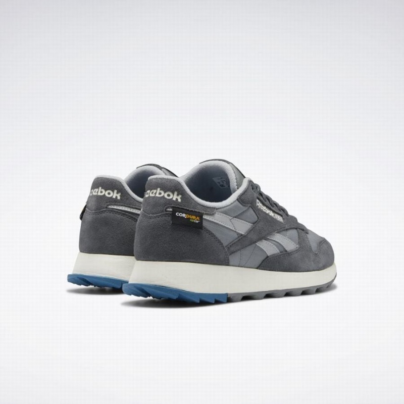 Reebok Classic Leather Men's Shoes Grey Light Grey | EVA1437VB