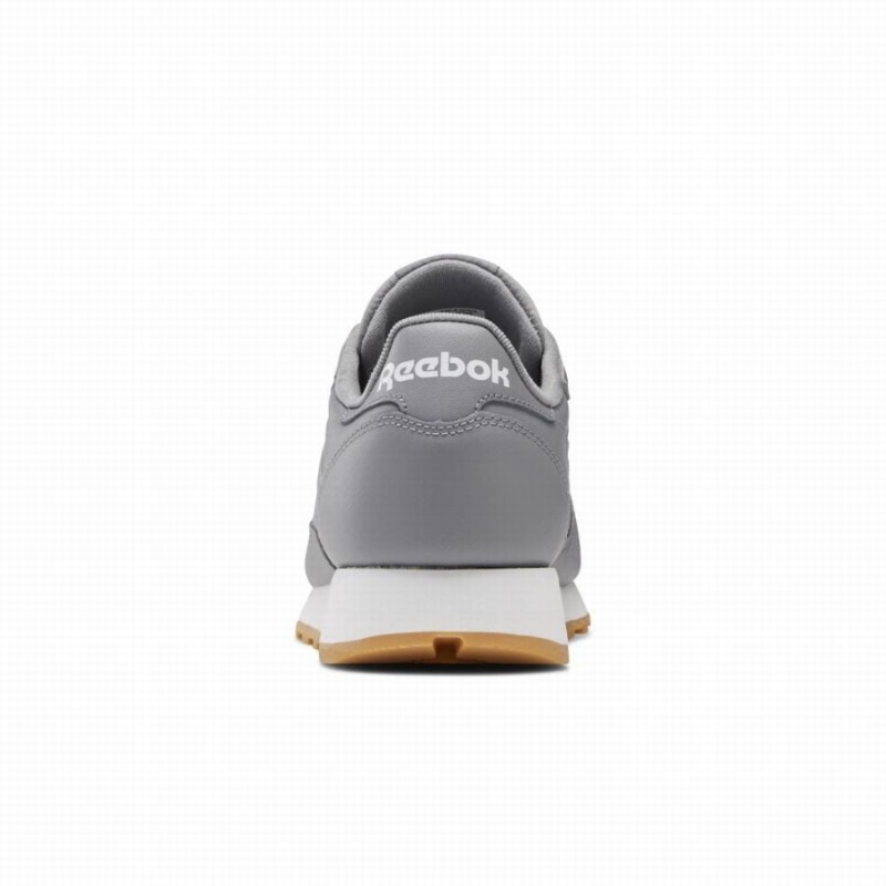 Reebok Classic Leather Men's Shoes Grey White | FYG7050LI