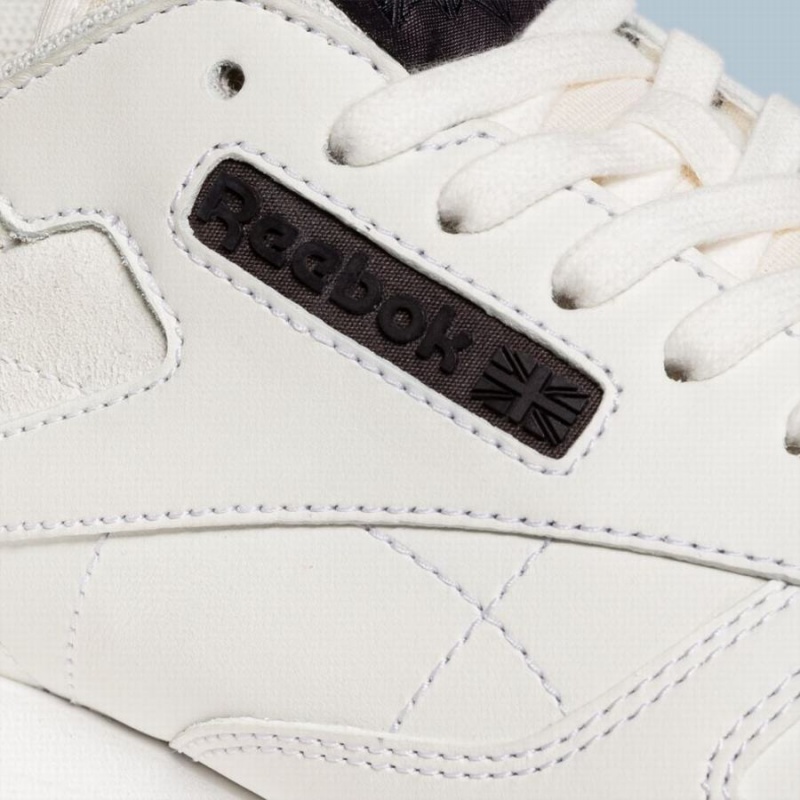 Reebok Classic Leather Men's Shoes White Silver | VOL5551BP