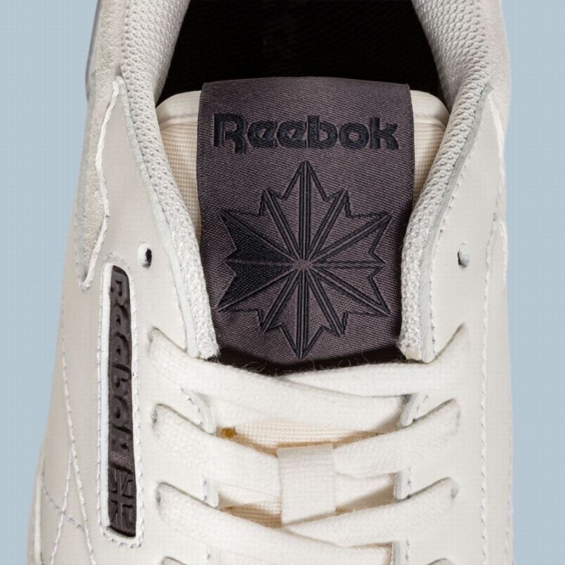 Reebok Classic Leather Men's Shoes White Silver | VOL5551BP