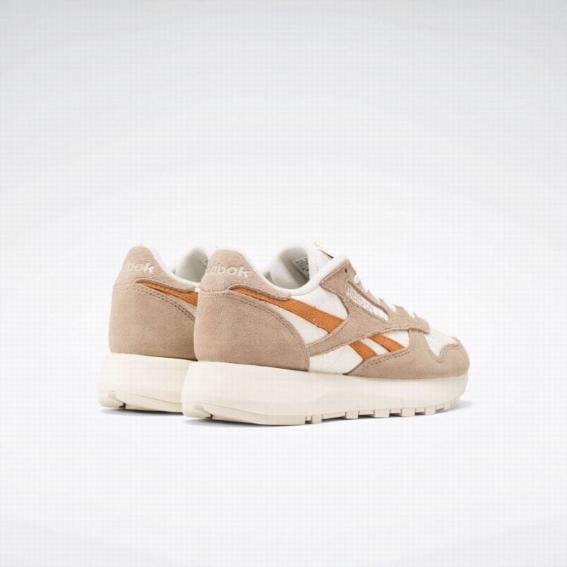 Reebok Classic Leather Sp Women's Shoes Beige Brown White Orange | LSJ5144IH