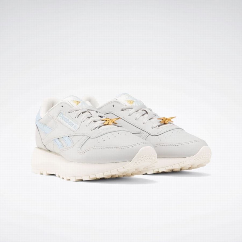 Reebok Classic Leather Sp Women's Shoes Grey Blue | AXM2549JL