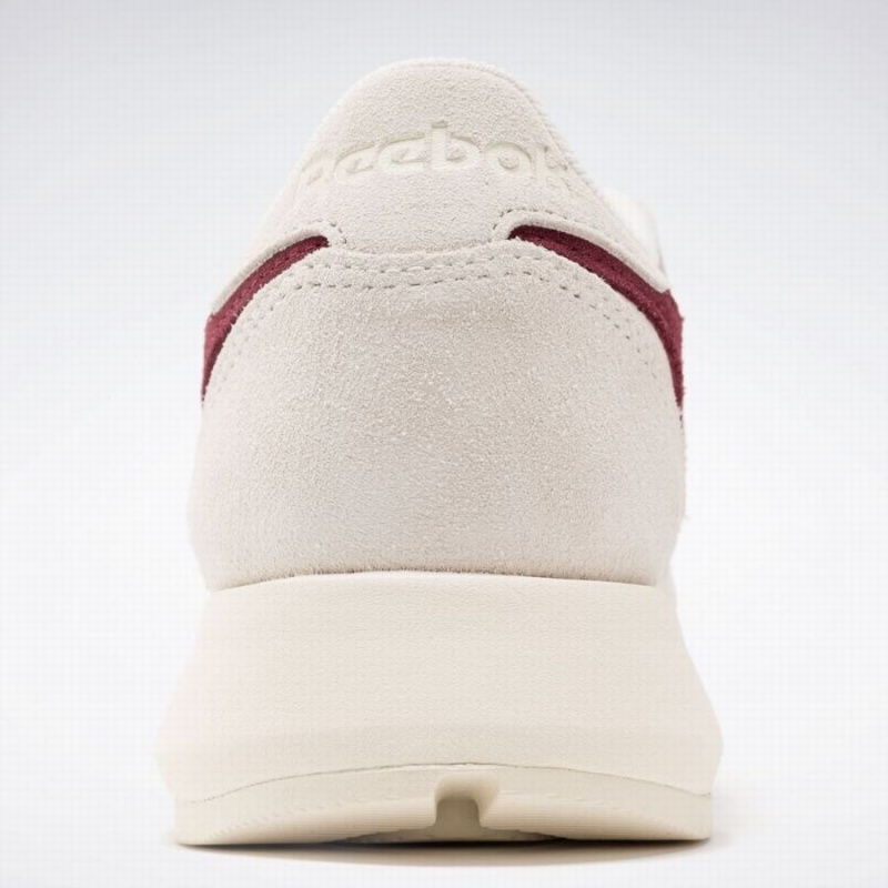 Reebok Classic Leather Sp Women's Shoes White Burgundy | FOJ665BM