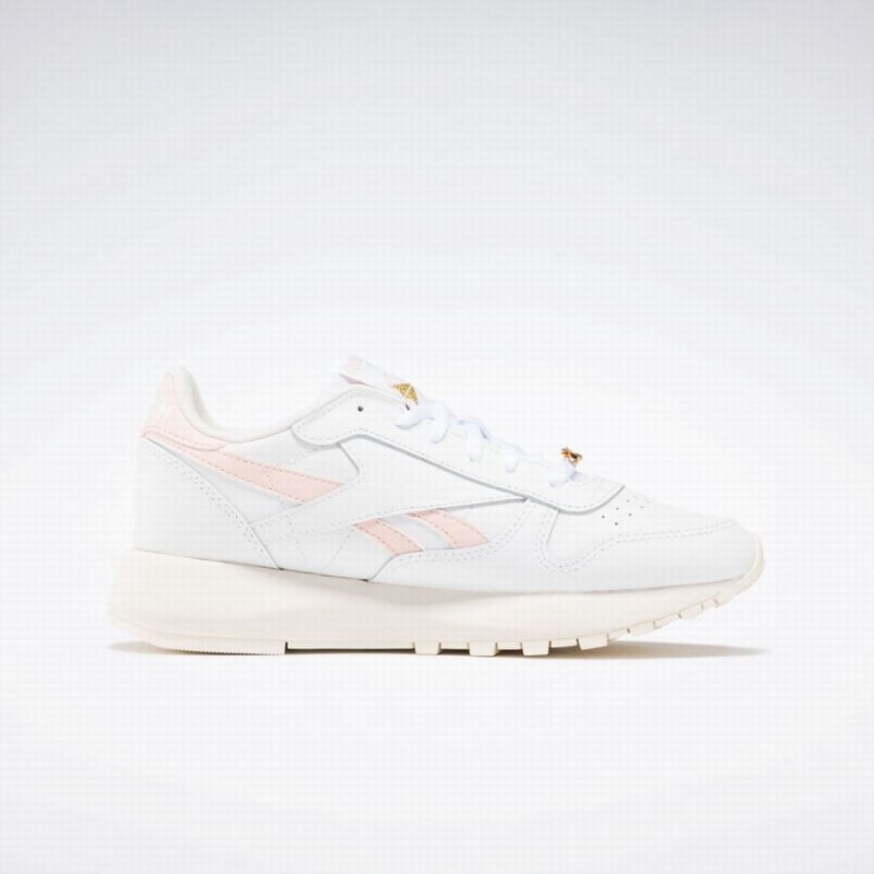 Reebok Classic Leather Sp Women's Shoes White Pink | HAH9790BY