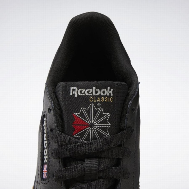 Reebok Classic Leather Women's Shoes Black Grey | KUZ9995KK