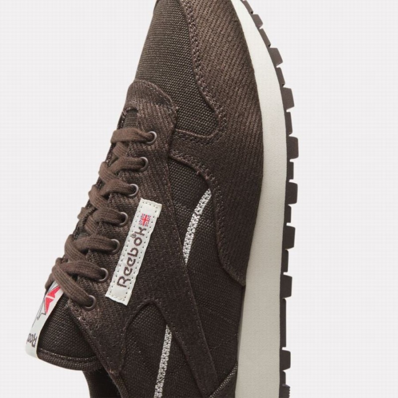 Reebok Classic Leather Women's Shoes Dark Brown | EZV4053SA