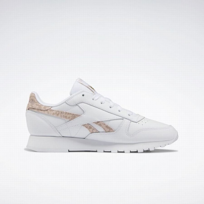 Reebok Classic Leather Women's Shoes White | TXE4685FT