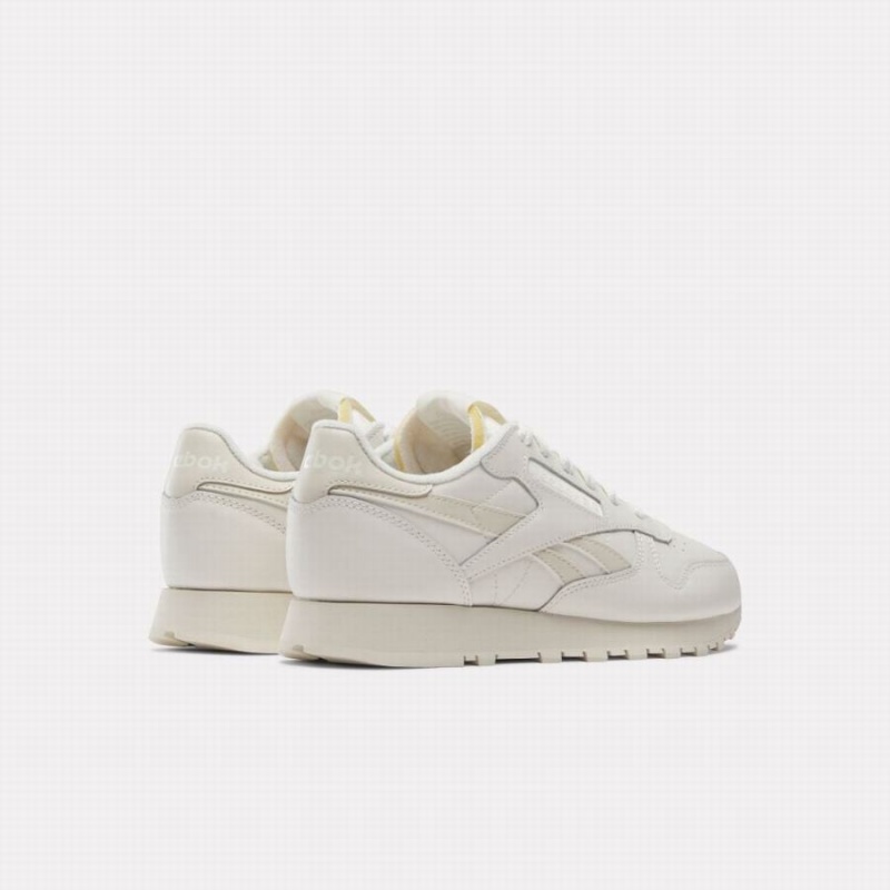 Reebok Classic Leather Women's Shoes White | LEN8629UO