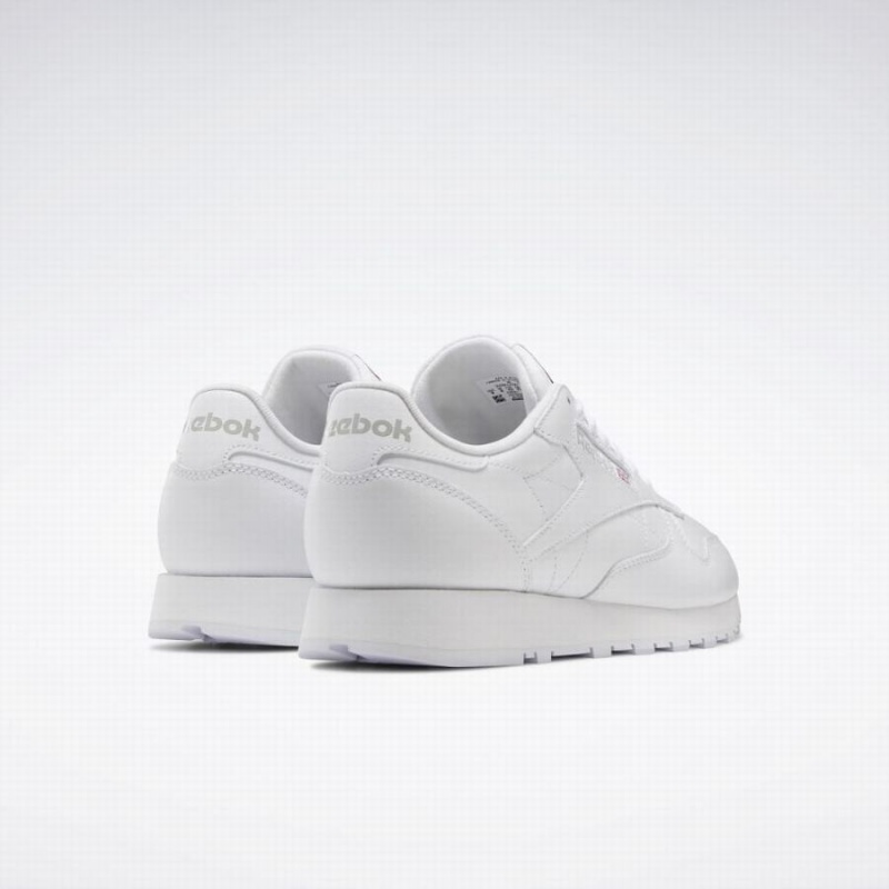 Reebok Classic Leather Women's Shoes White Grey | RYX1784RL