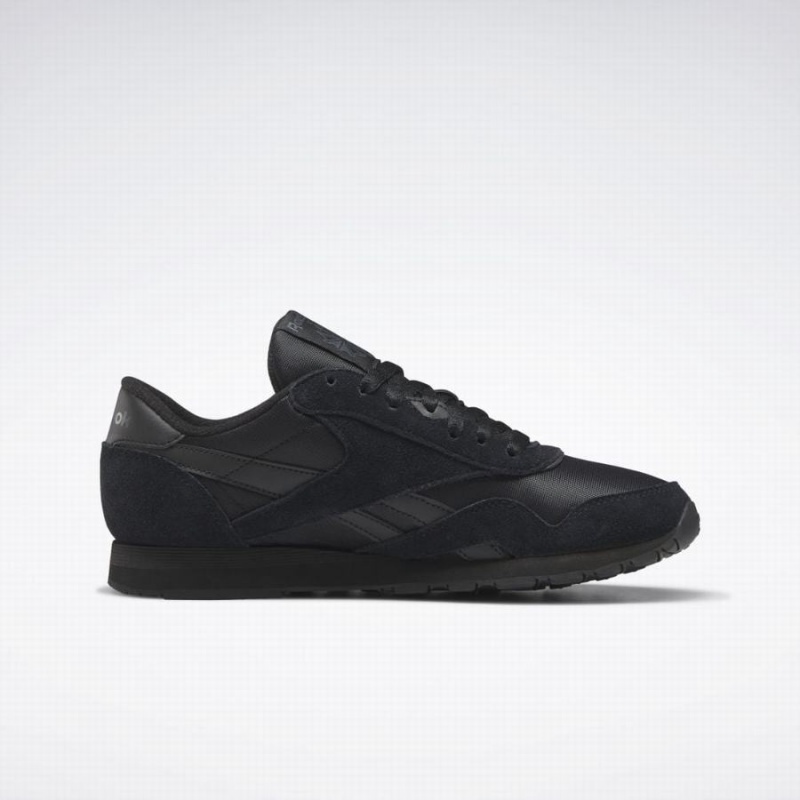 Reebok Classic Nylon Men's Shoes Black Grey | XBI6850LK