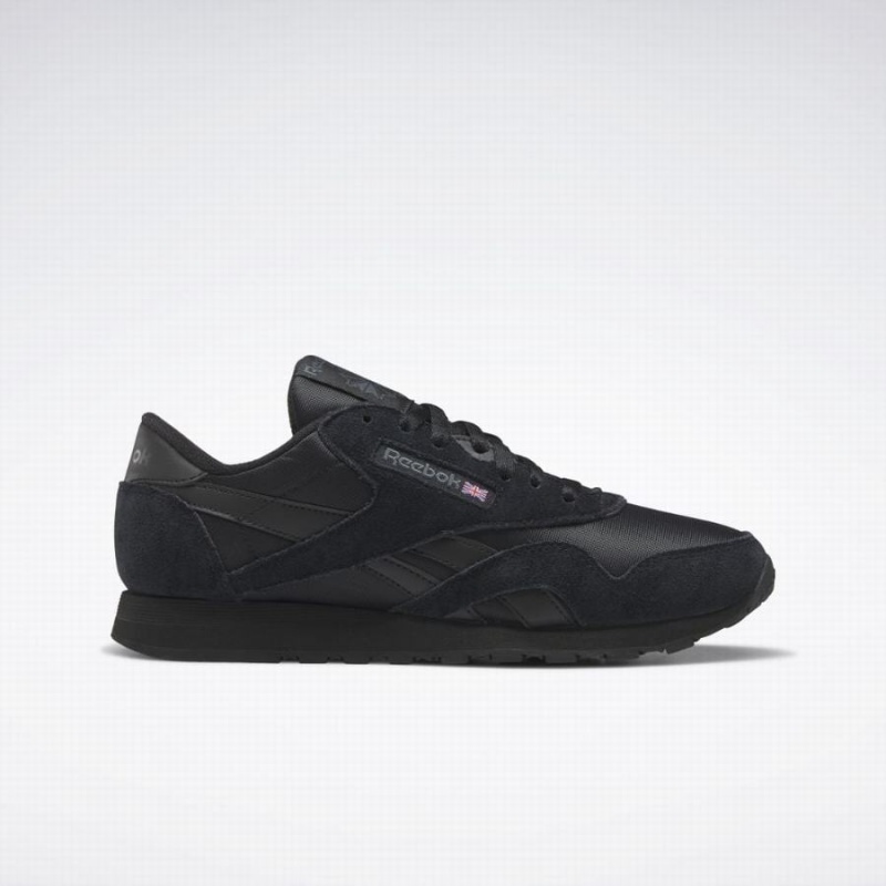 Reebok Classic Nylon Men\'s Shoes Black Grey | XBI6850LK