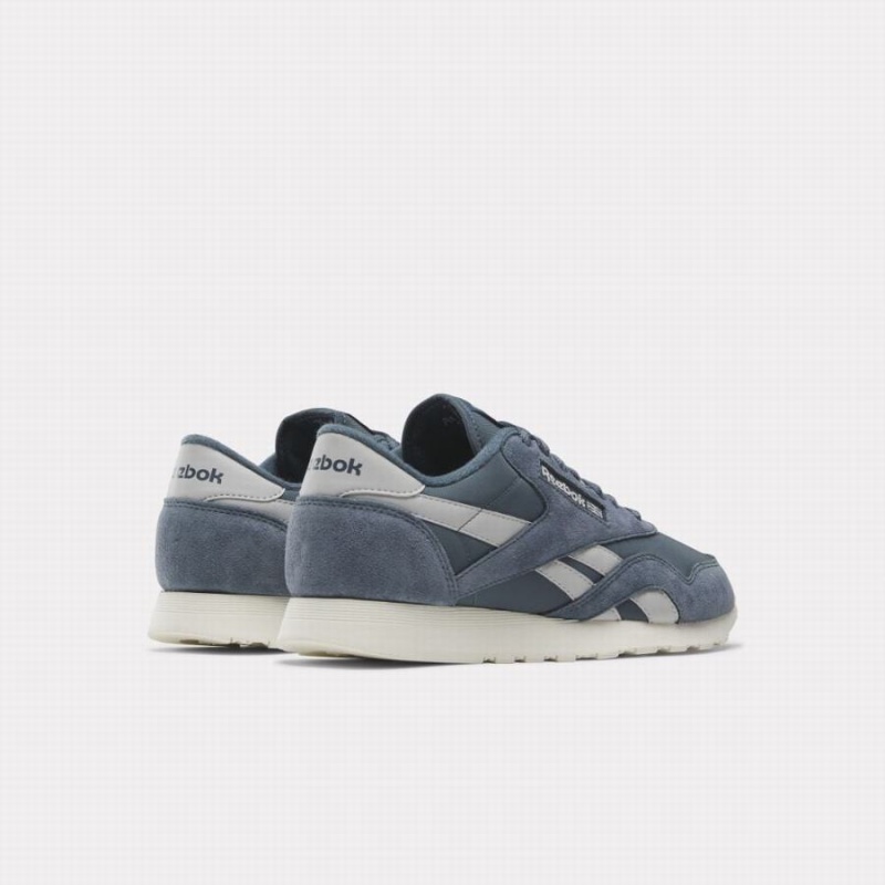 Reebok Classic Nylon Men's Shoes Blue White | FMK6267RJ