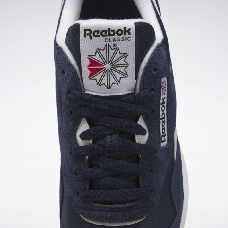 Reebok Classic Nylon Men's Shoes Navy White | BQE2514AB