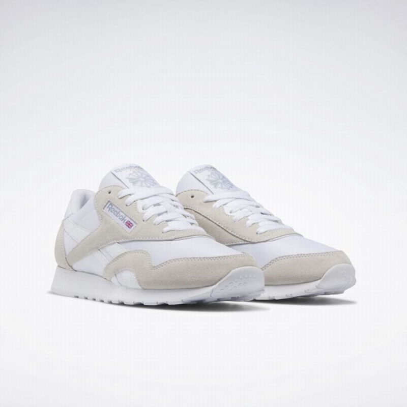 Reebok Classic Nylon Men's Shoes White Grey | SXK6625ZX