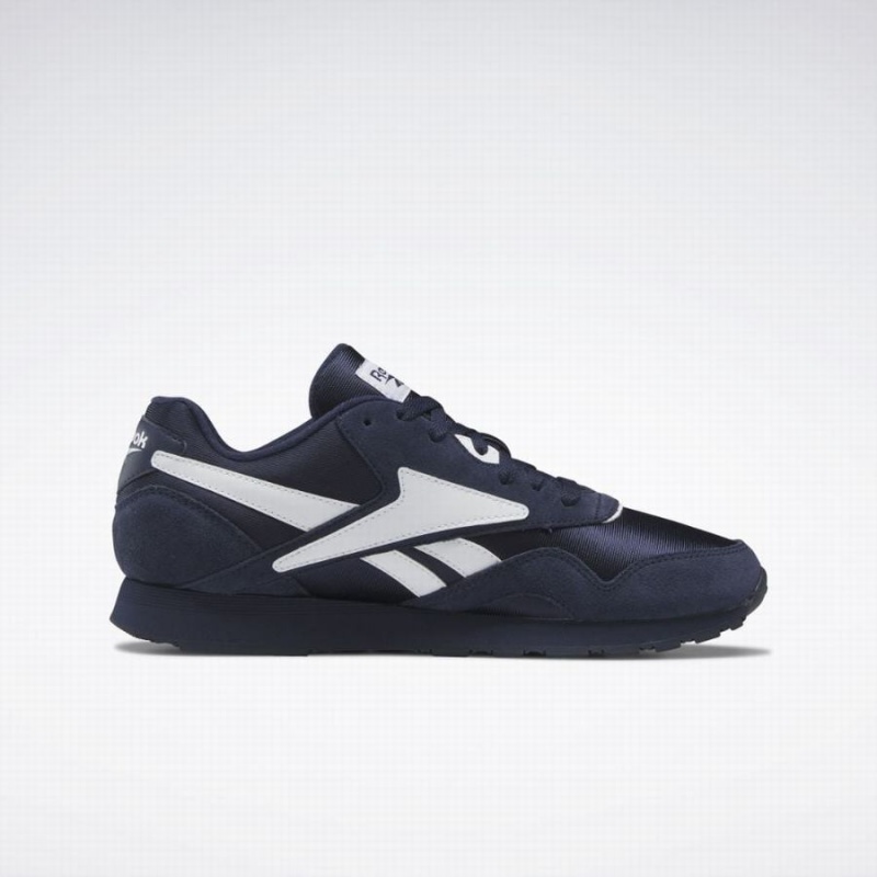 Reebok Classic Nylon Plus 1994 Men's Shoes Navy White | EQO2216SW