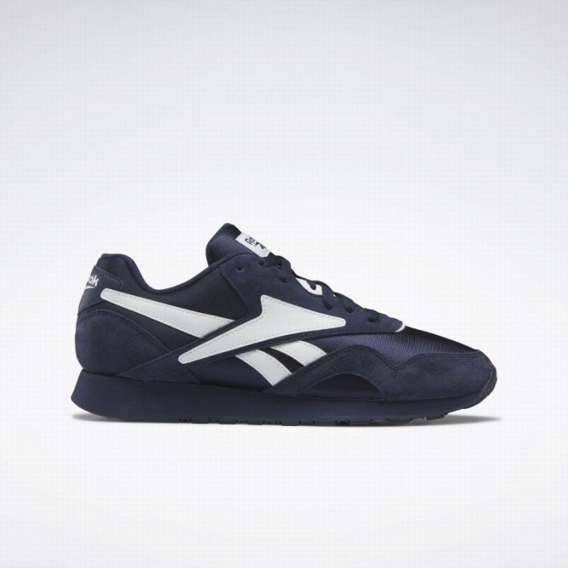 Reebok Classic Nylon Plus 1994 Men\'s Shoes Navy White | EQO2216SW