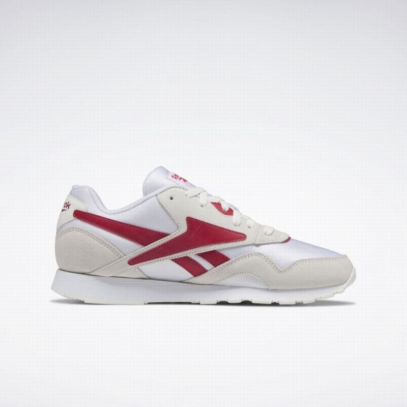 Reebok Classic Nylon Plus 1994 Men's Shoes White Red | PZA1863ZN