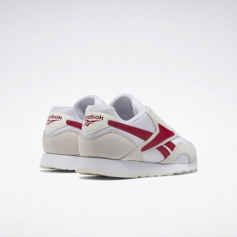 Reebok Classic Nylon Plus 1994 Men's Shoes White Red | PZA1863ZN