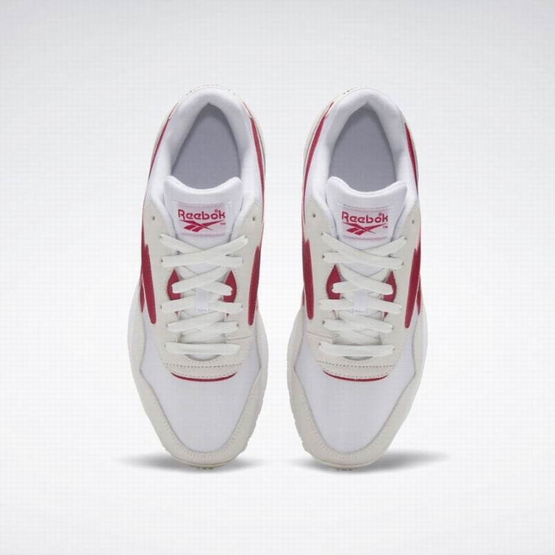 Reebok Classic Nylon Plus 1994 Men's Shoes White Red | PZA1863ZN