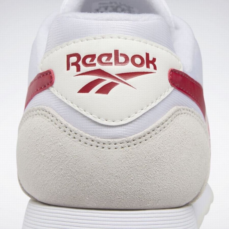 Reebok Classic Nylon Plus 1994 Men's Shoes White Red | PZA1863ZN