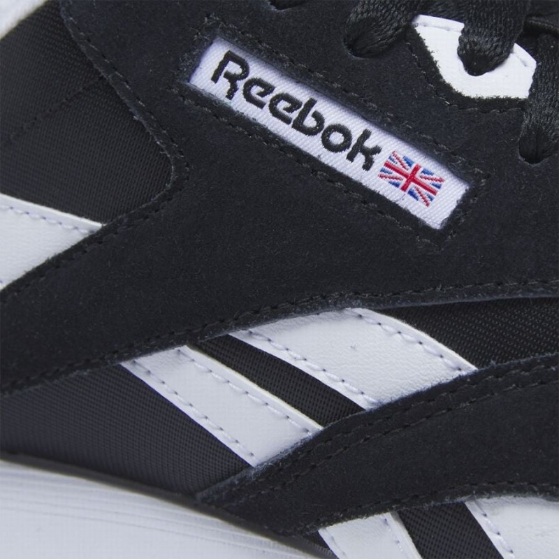 Reebok Classic Nylon Women's Shoes Black White | QSB6539HF