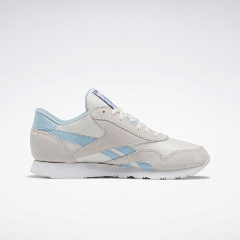 Reebok Classic Nylon Women's Shoes Blue White | GAW467HZ