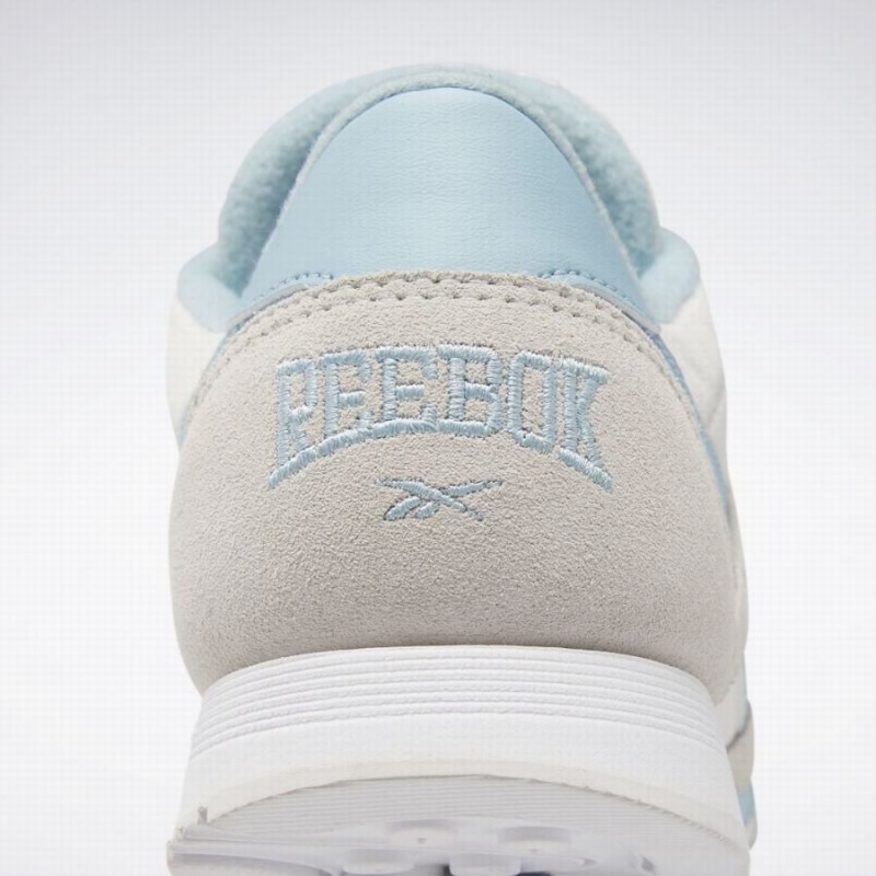 Reebok Classic Nylon Women's Shoes Blue White | GAW467HZ