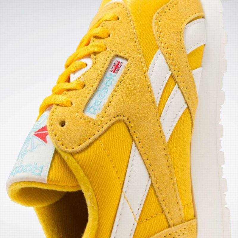 Reebok Classic Nylon Women's Shoes Yellow White | YEA5698TM