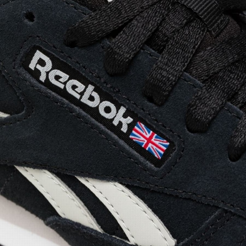 Reebok Classic Suede Women's Shoes Black Pink White | OOT2855SU